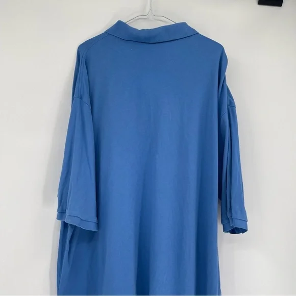 Polo Ralph Lauren Polo Shirt Mens Size 4XLT Blue Red Pony Classic Short Sleeves - Picture 8 of 9